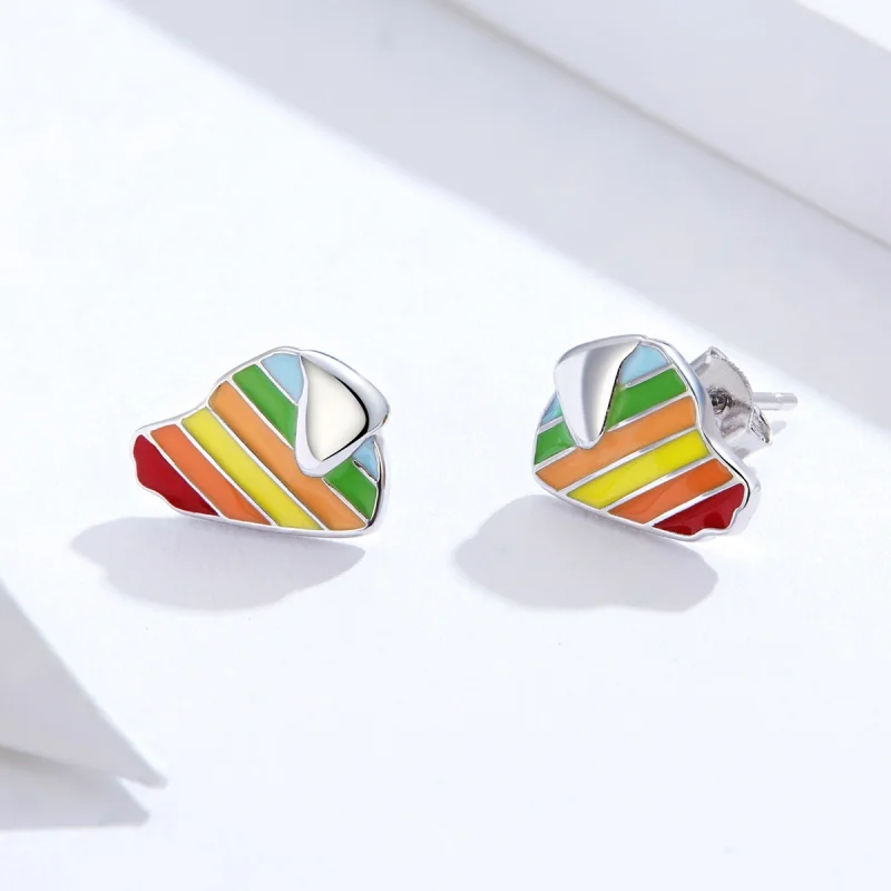 (afbeelding voor) Pandora Style Regenboog Hond Oorknopjes - SCE825 - Bekijken 3