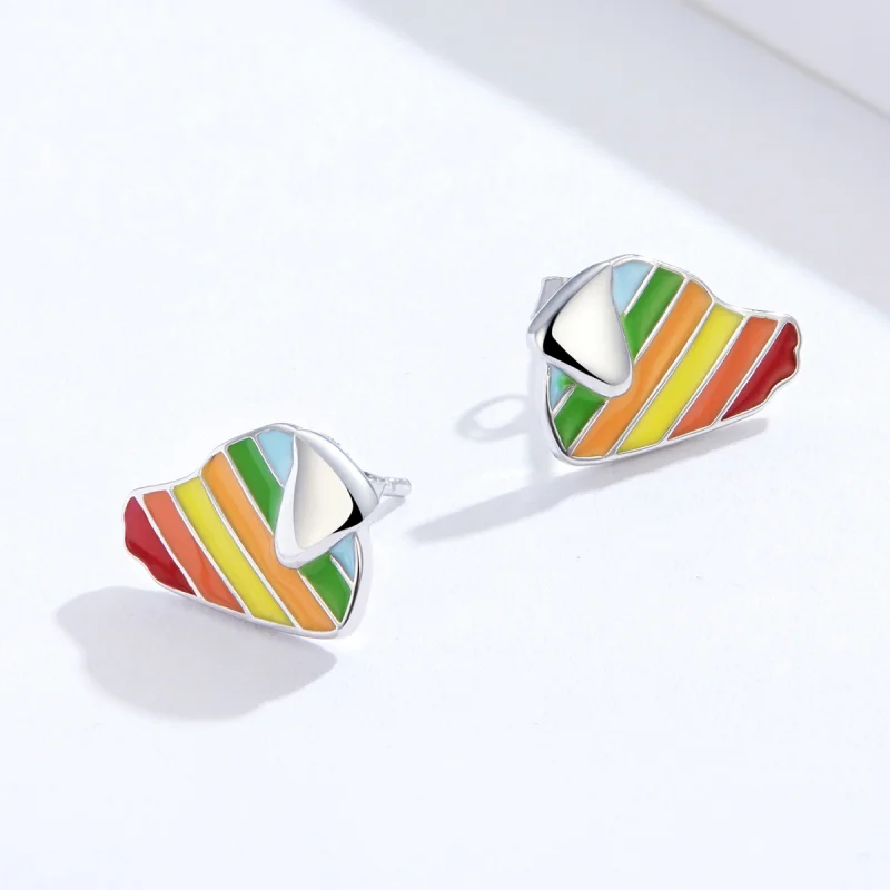(afbeelding voor) Pandora Style Regenboog Hond Oorknopjes - SCE825 - Bekijken 4