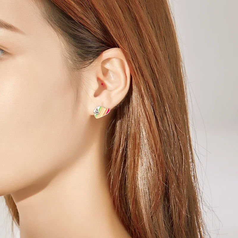 (afbeelding voor) Pandora Style Regenboog Hond Oorknopjes - SCE825 - Bekijken 6