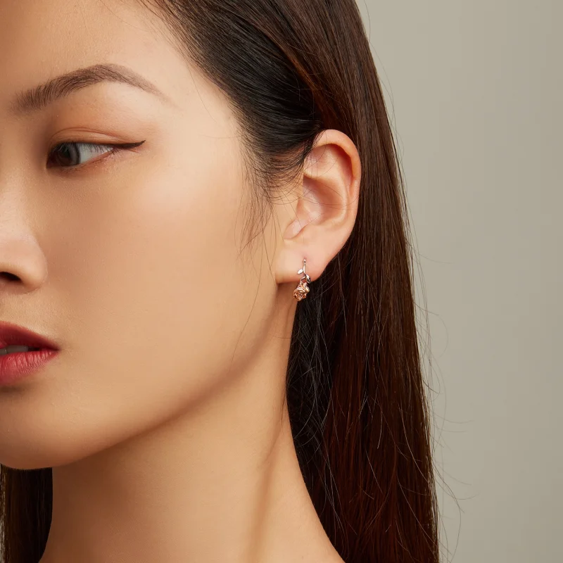 (afbeelding voor) Pandora Style Roos Oorknopjes - BSE682 - Bekijken 6