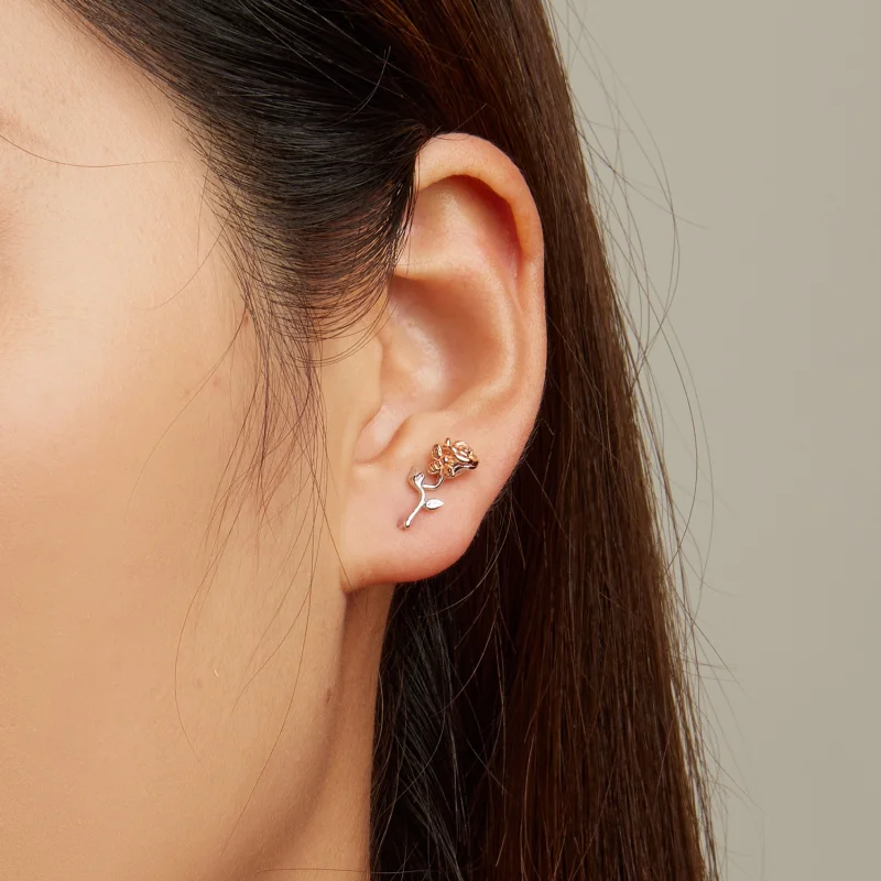 (afbeelding voor) Pandora Style Roos Oorknopjes - BSE682 - Bekijken 8