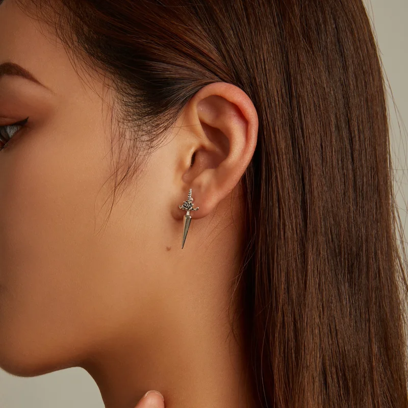 (afbeelding voor) Pandora Style Rose Dolk Oorknopjes - SCE1349 - Bekijken 8