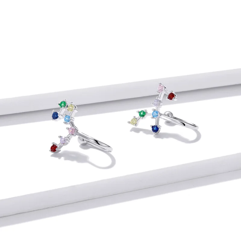 (afbeelding voor) Pandora Style Star Track Oorknopjes - BSE457 - Bekijken 2