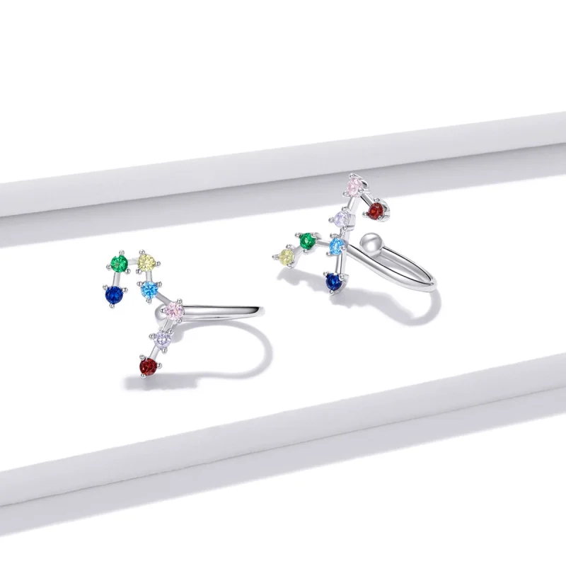 (afbeelding voor) Pandora Style Star Track Oorknopjes - BSE457 - Bekijken 3