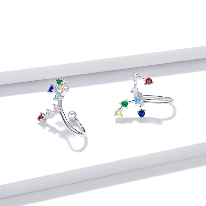 (afbeelding voor) Pandora Style Star Track Oorknopjes - BSE457 - Bekijken 4