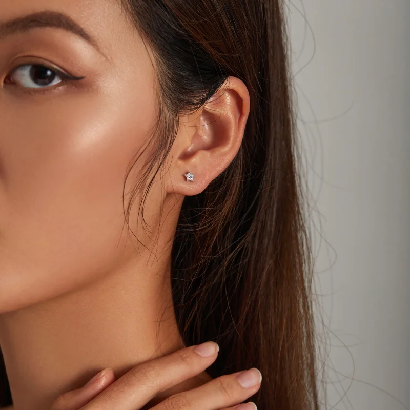 (afbeelding voor) Pandora Style Stralende Ster Oorknopjes - SCE1297 - Bekijken 5