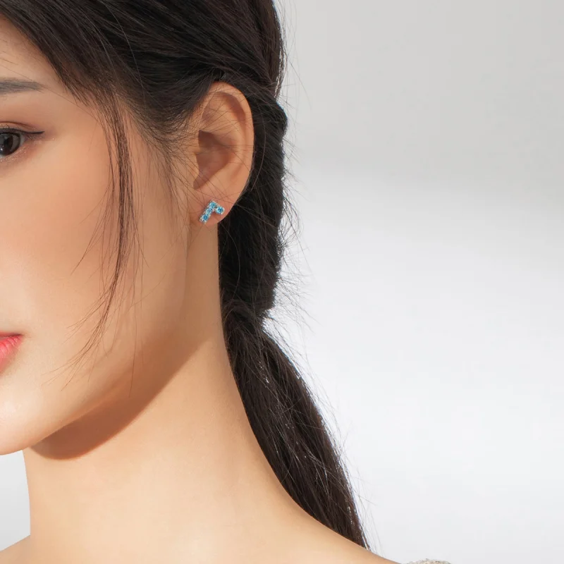 (afbeelding voor) Pandora Style Tetris Oorknopjes - BSE365 - Bekijken 8