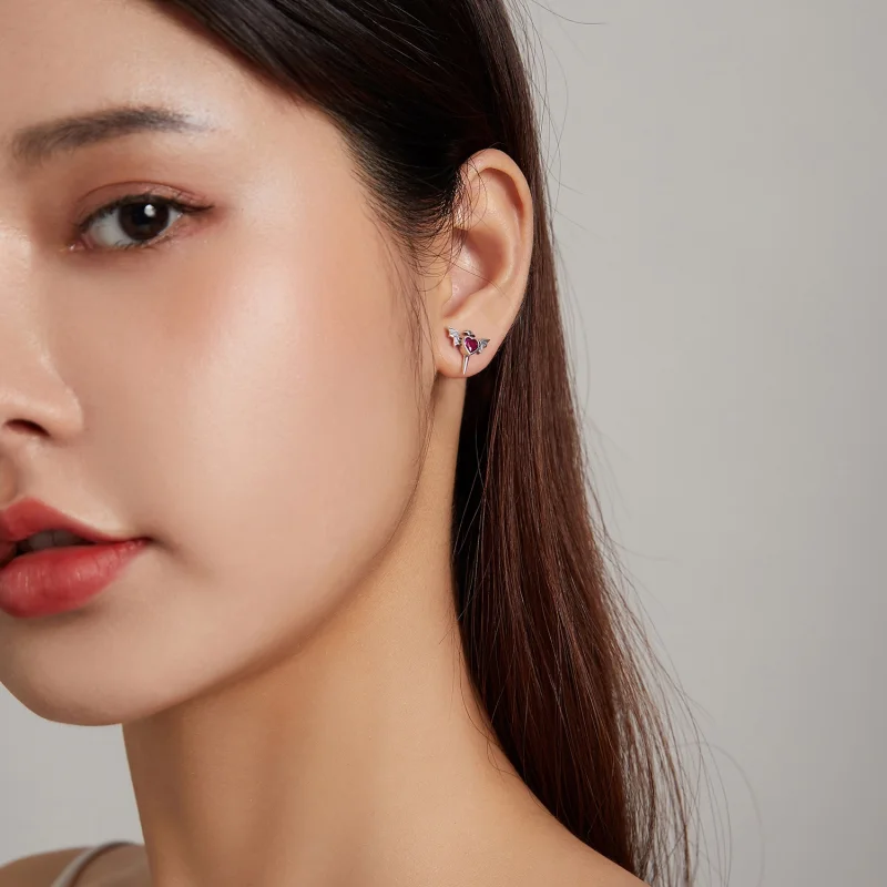 (afbeelding voor) Pandora Style Vleugels Liefde Oorknopjes - SCE1179 - Bekijken 6