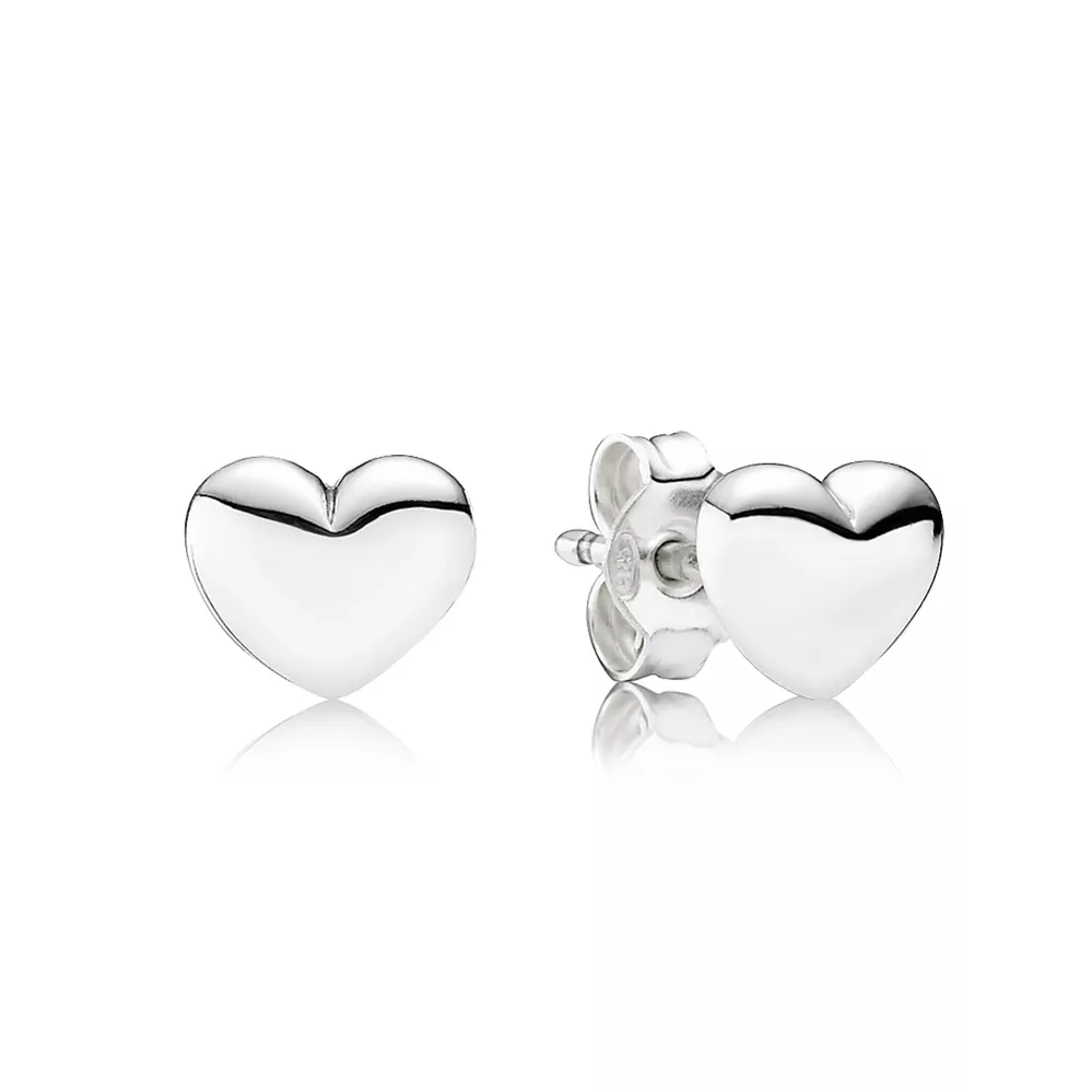 Pandora Zilveren Puur Hart Oorbellen 290550
