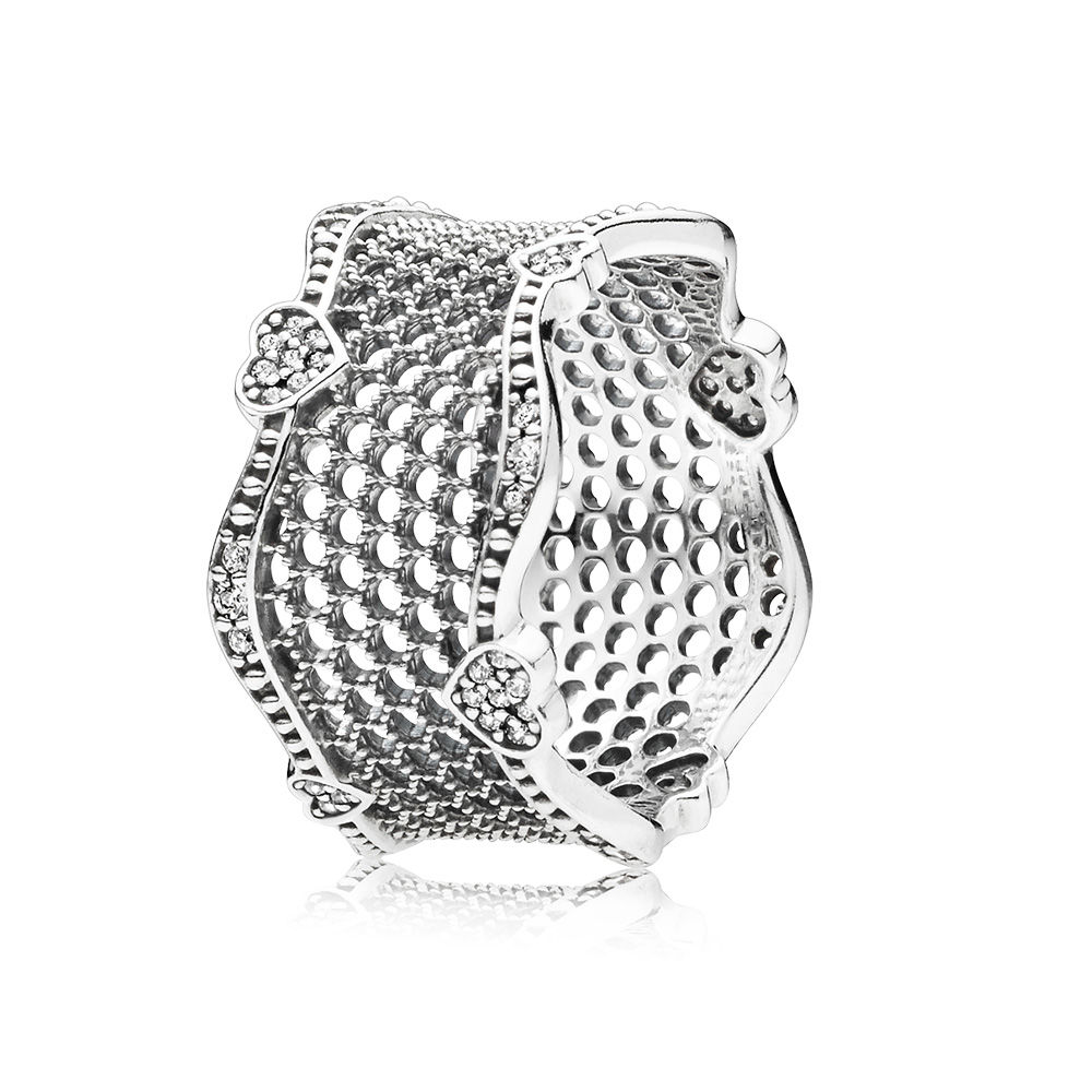 PANDORA Lace Of Love Ring 197706CZ PANDORA Lace Of Love Ring 197706CZ