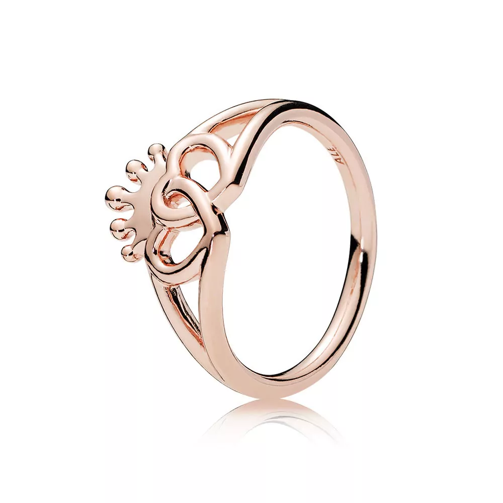 Pandora Rose United Regal Hearts Ring 187685