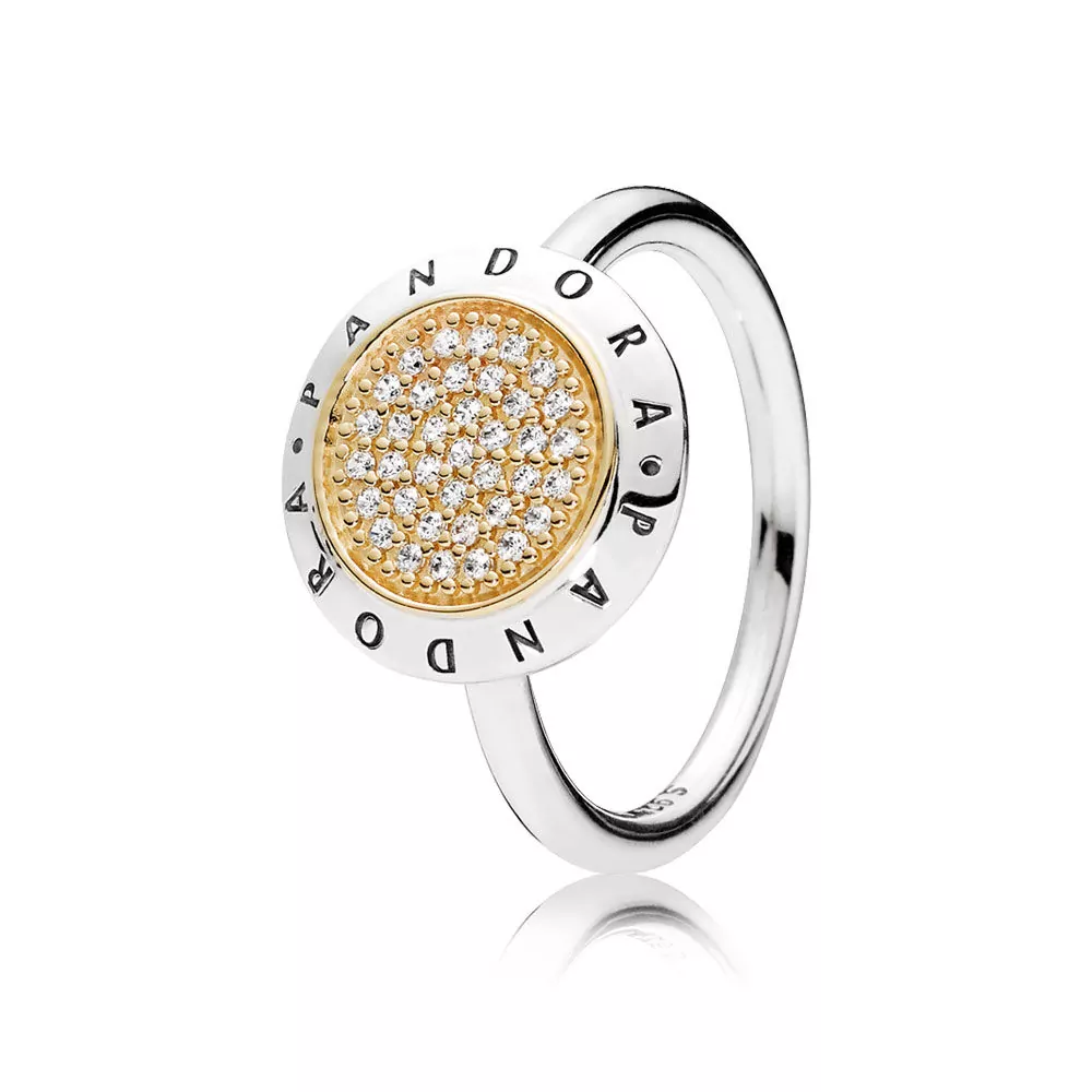 Pandora Zilveren Pandora-Handtekening Ring 196231CZ