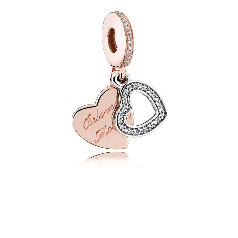 Pandora Zilver En 14K Goud Geliefde Moeder Bedel 781883CZ Pandora Zilver En 14K Goud Geliefde Moeder Bedel 781883CZ