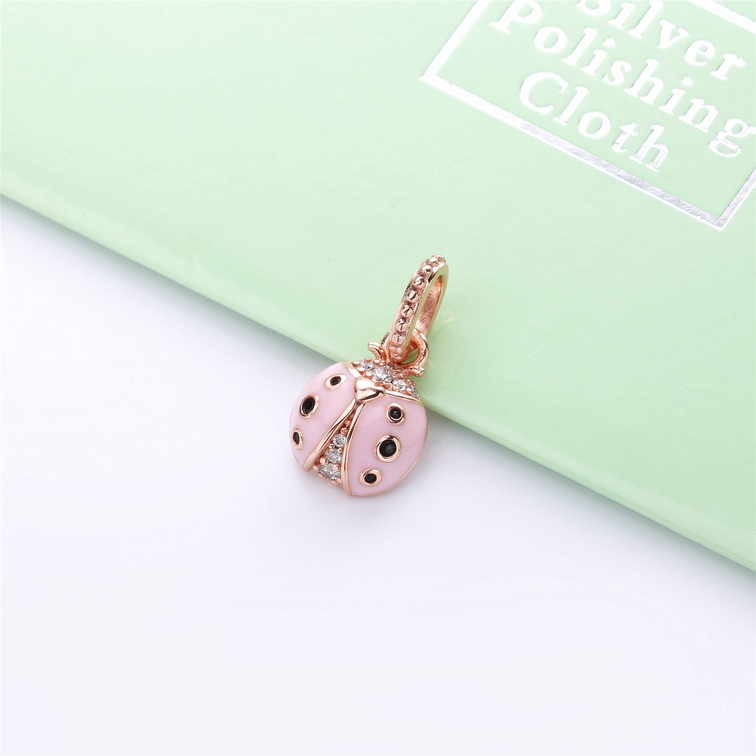 Pandora Rose Lucky Pink Lieveheersbeestje Hanger 387909En160