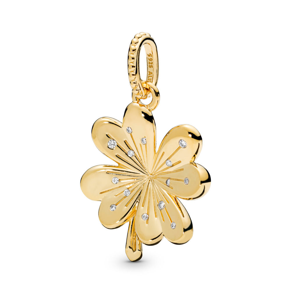 Pandora Shine Lucky Klavertje Vier Hanger 367935CZ