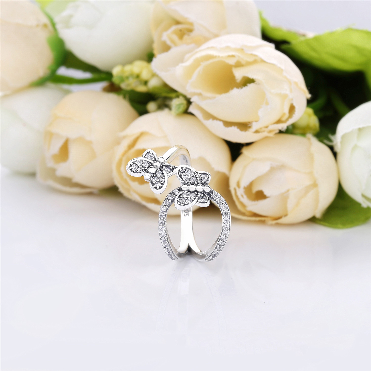 Pandora Bedazzling Butterflies Ring - 197920CZ