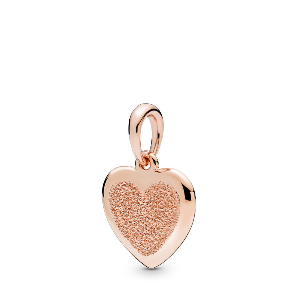Pandora Matte Brilliance Heart Hanger - 387926 Pandora Matte Brilliance Heart Hanger - 387926