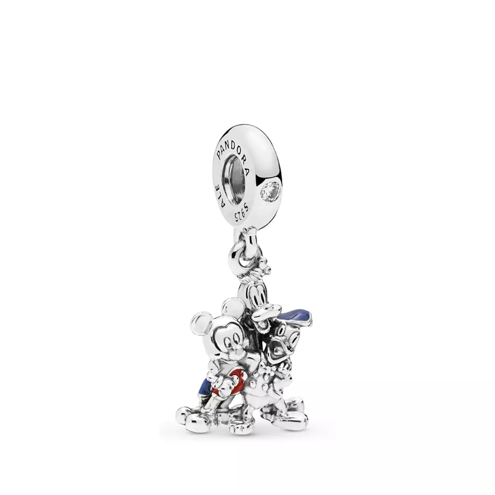 Pandora Mickey Mouse En Donald Duck Bedel P-D-2717