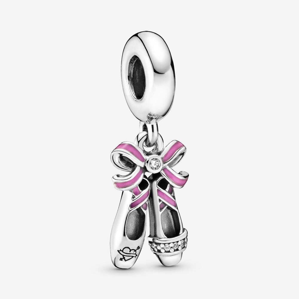 Pandora Punk Ballerina Schoenen Hangende Bedel 798339CZ Pandora Punk Ballerina Schoenen Hangende Bedel 798339CZ