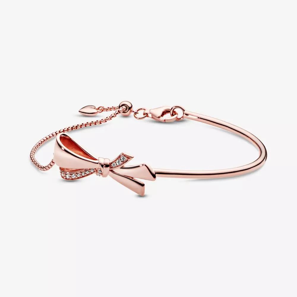 Pandora Rose Sierlijke Bow Bangle 587242CZ