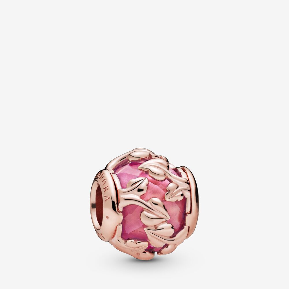 Pandora Roze Decoratieve Bladeren Bedel 788238Ssp Pandora Roze Decoratieve Bladeren Bedel 788238Ssp