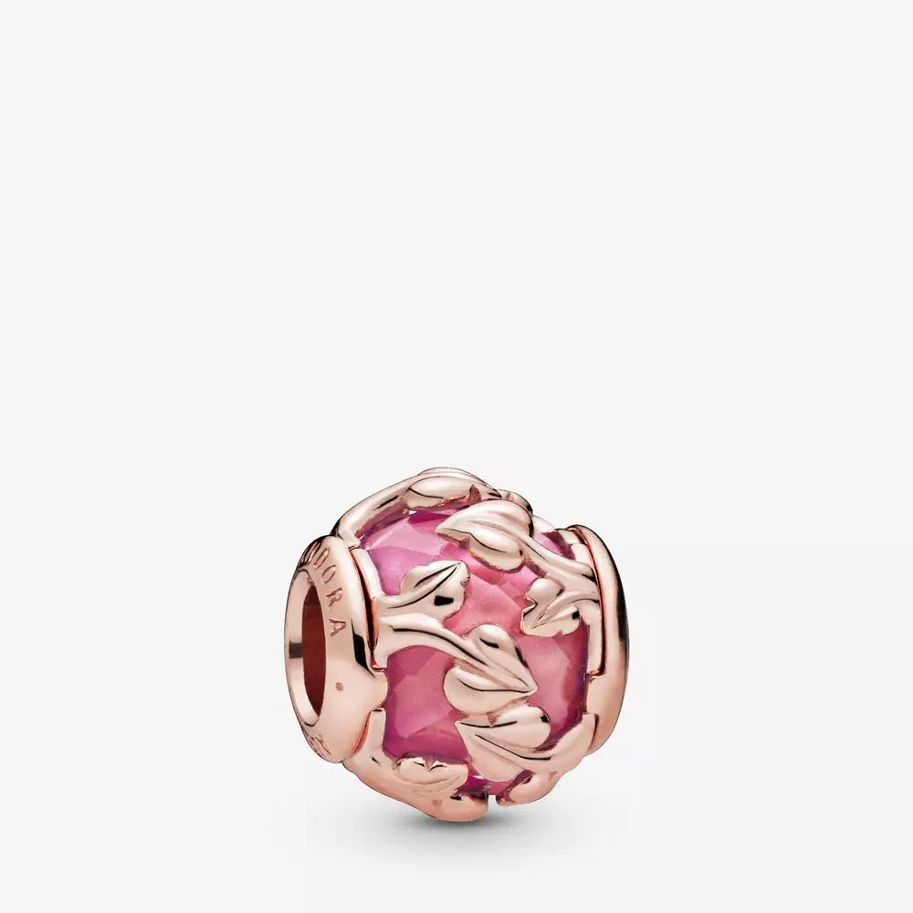 Pandora Roze Decoratieve Bladeren Bedel 788238Ssp