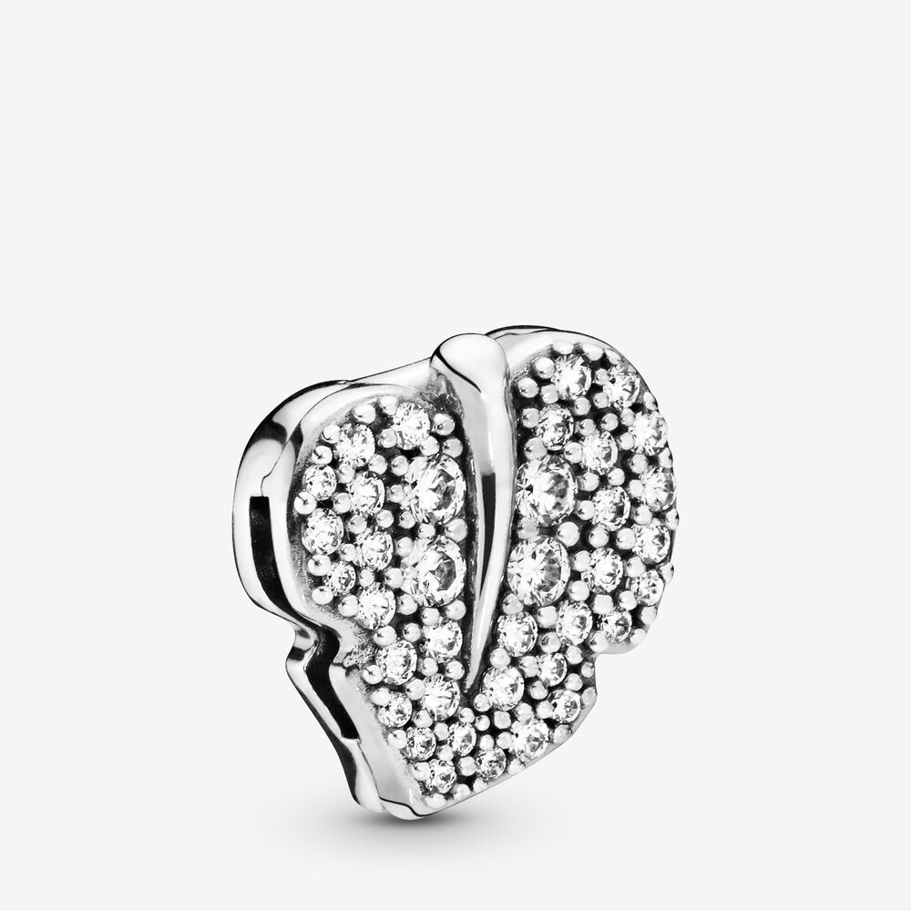 Pandora Sprankelend Blad Clip Bedel 798293CZ