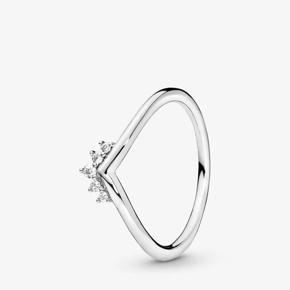 Pandora Tiara Wishbone Ring 198282CZ