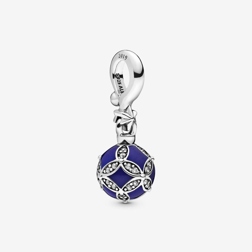 Pandora Blauw Kerstornament Bungelen Bedel 798512C01 798512C01 Pandora Blauw Kerstornament Bungelen Bedel 798512C01 798512C01