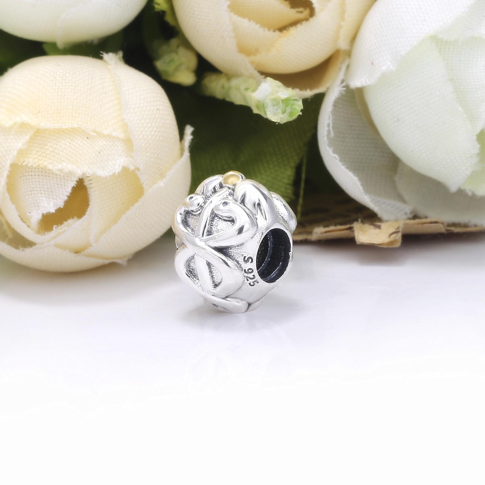 Pandora Sterling Zilver & 14K Life Saver Bedel 791042