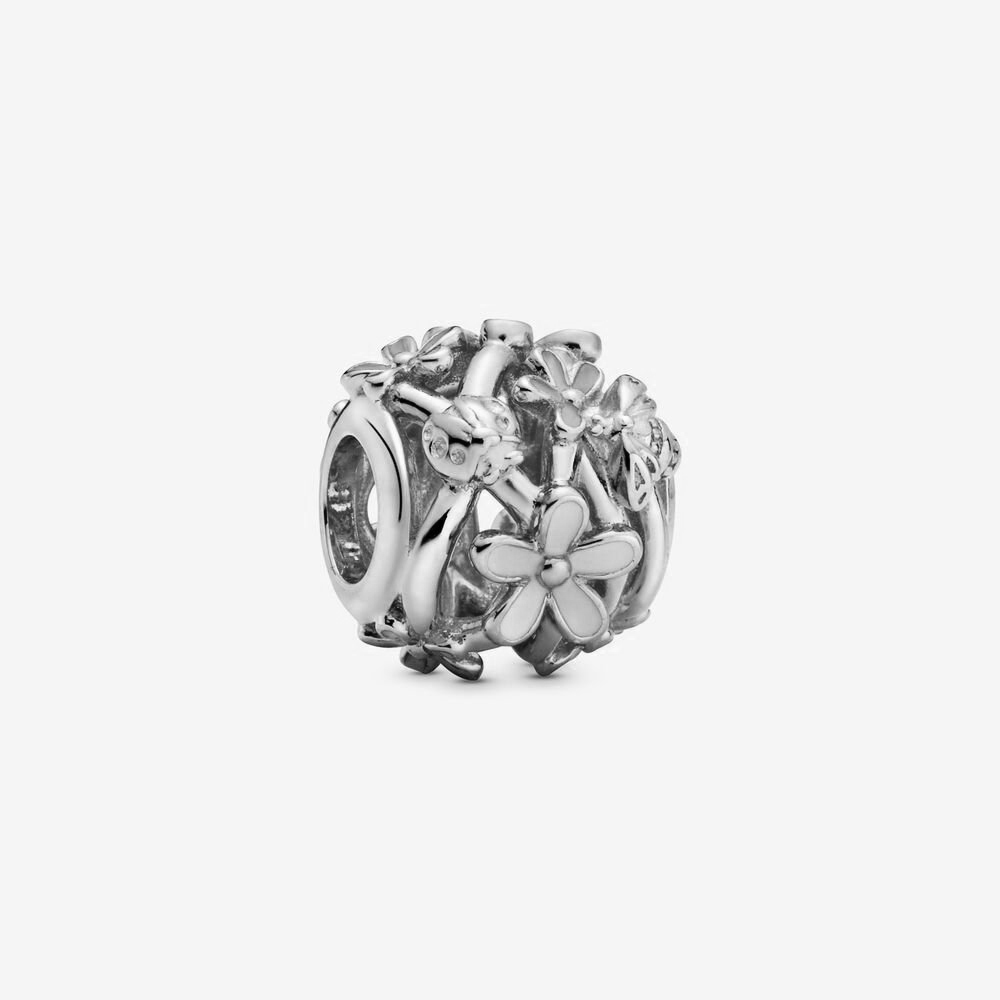 PANDORA Opengewerkte Madeliefje Zilveren Bedel 788772C02 PANDORA Opengewerkte Madeliefje Zilveren Bedel 788772C02