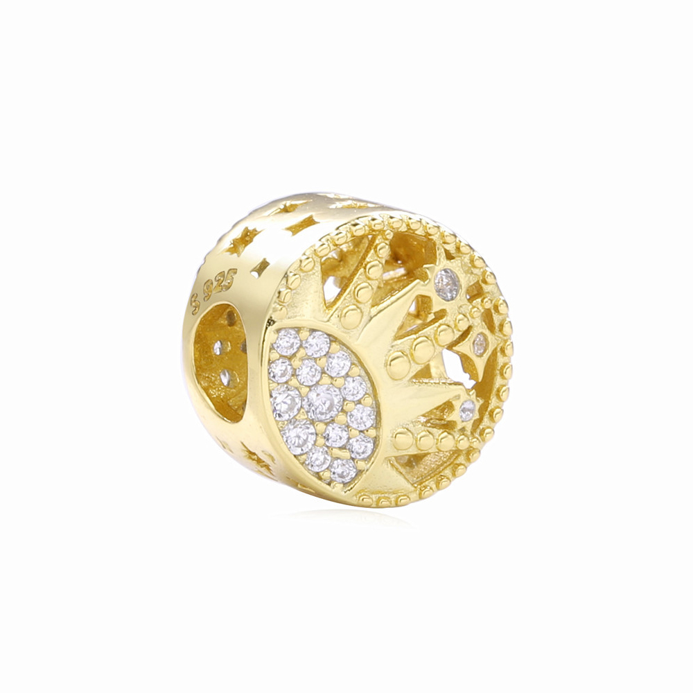PANDORA Opengewerkte Zon 18 Karaat Goud Bedel 768778C01 PANDORA Opengewerkte Zon 18 Karaat Goud Bedel 768778C01