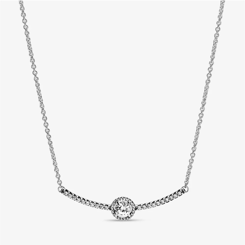 PANDORA Ronde Sprankeling Halsketting 398490C01 PANDORA Ronde Sprankeling Halsketting 398490C01
