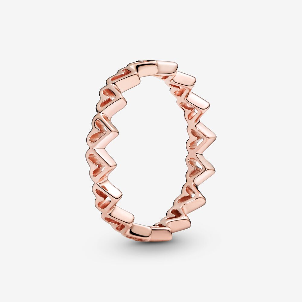 PANDORA Vrije Hand Harten Ring 188696C00 PANDORA Vrije Hand Harten Ring 188696C00