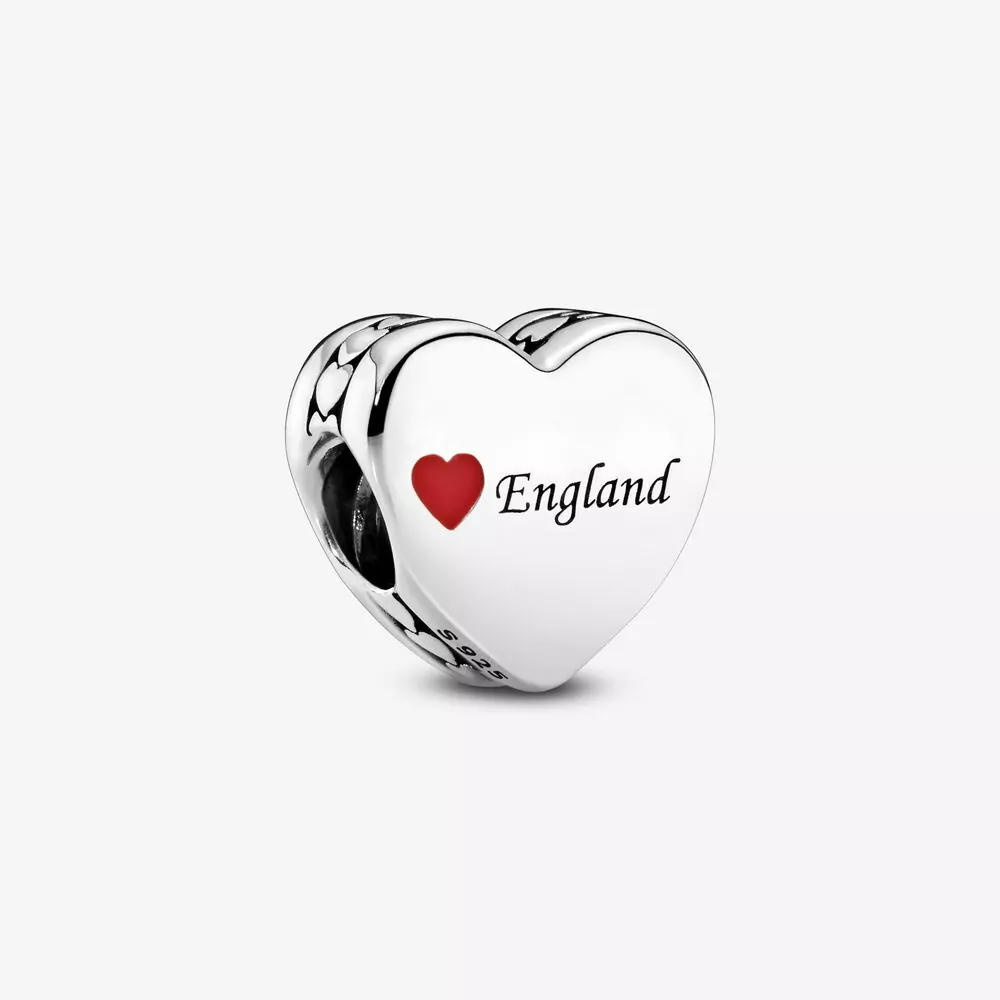 PANDORA England Love Heart Bedel - 792015_E024