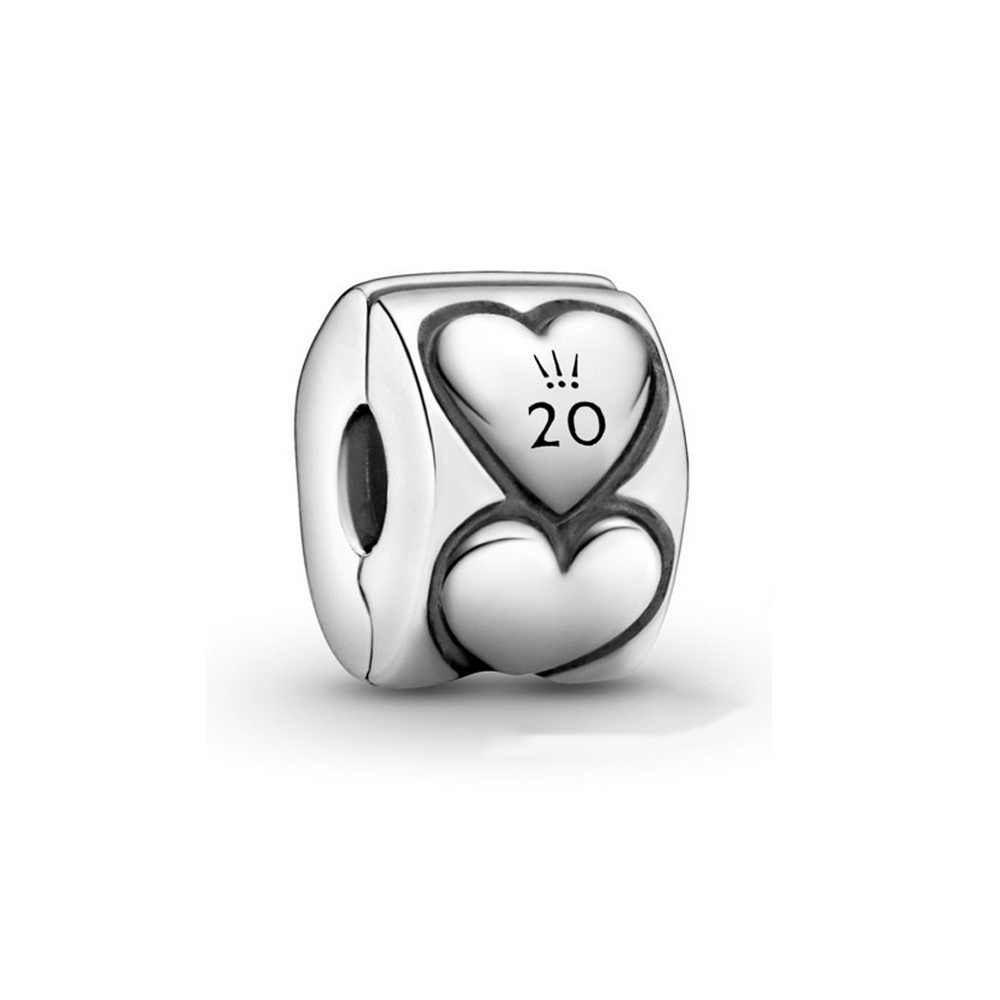 PANDORA Pandora 2020 Limited Edition Harten Clip Bedel - 799006C00