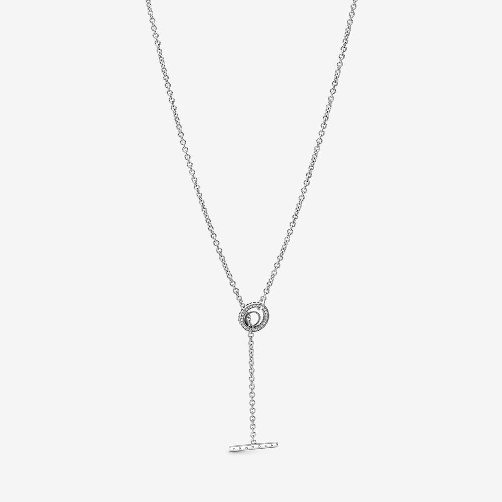 PANDORA Pink Fan Halsketting - 598517C02 PANDORA Pink Fan Halsketting - 598517C02