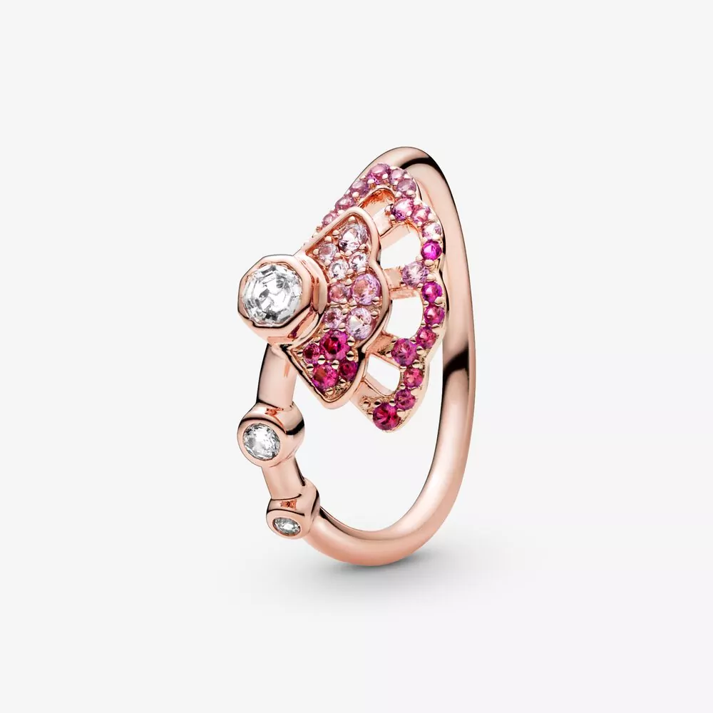 Pandora Pink Fan Ring