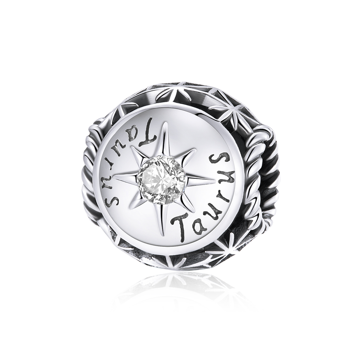 Pandora Style Stralende Stier Bedel - SCC1725-2