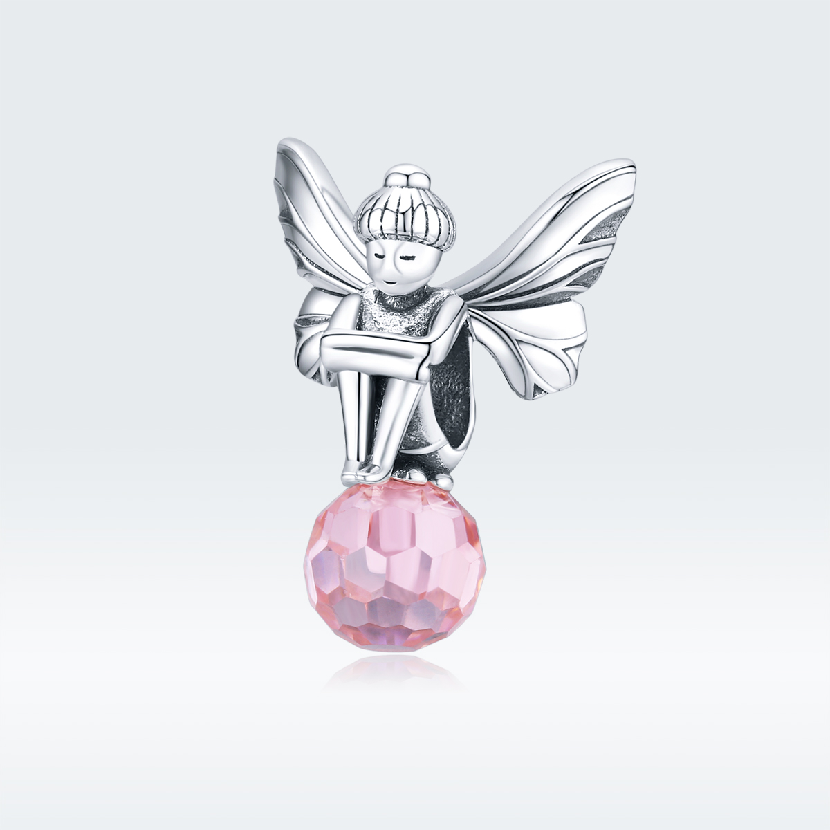 Pandora Style Bloemen Elf Bedel - SCC1483 Pandora Style Bloemen Elf Bedel - SCC1483