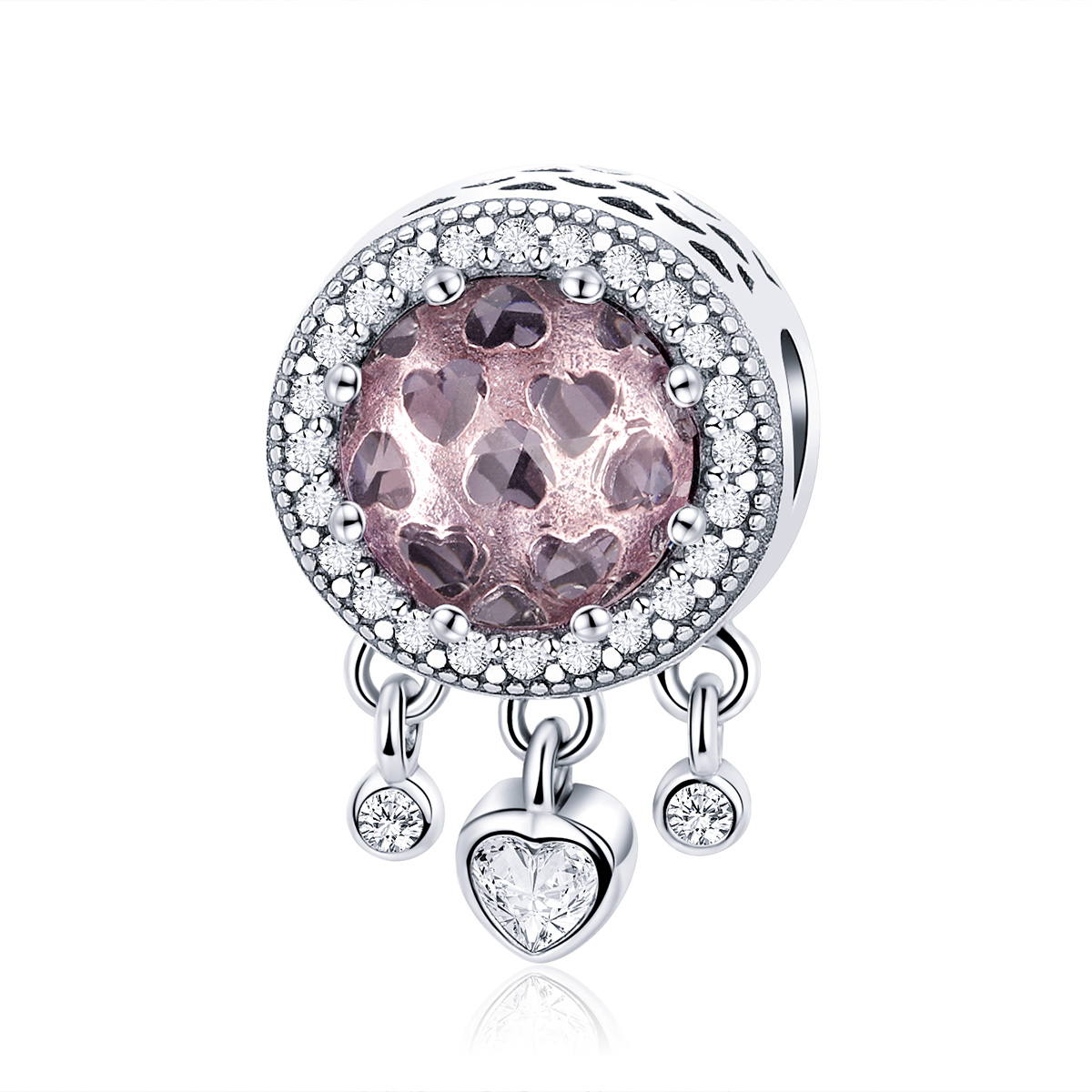 Pandora Style Briljant Hart Bedel - SCC998 Pandora Style Briljant Hart Bedel - SCC998