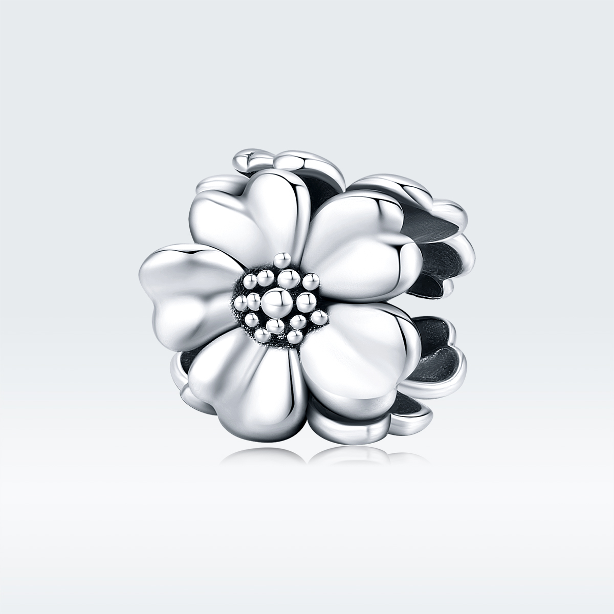 Pandora Style Drie bloemen Bedel - SCC1486