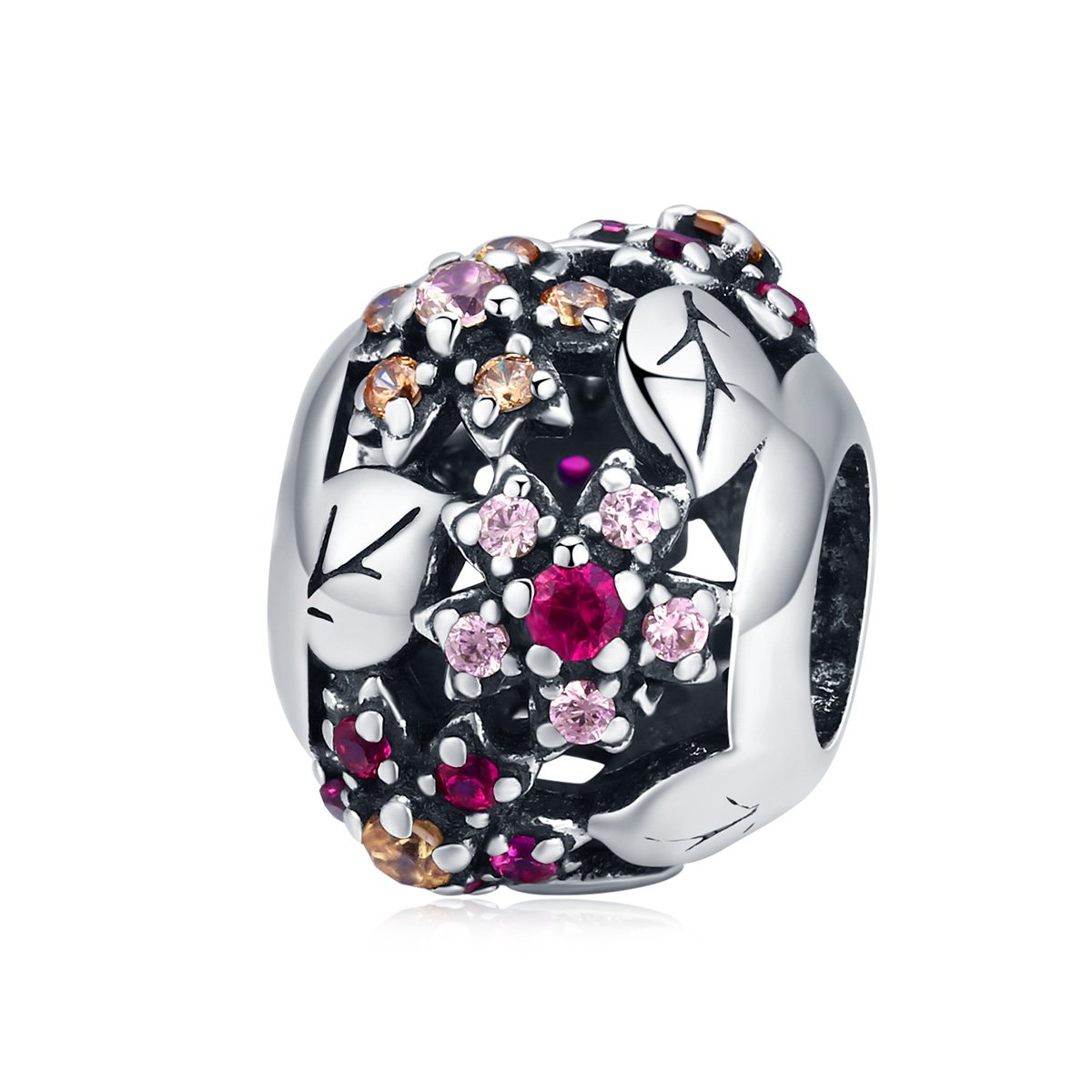 Pandora Style Elegante Kersenbloesem Bedel - SCC1446 Pandora Style Elegante Kersenbloesem Bedel - SCC1446