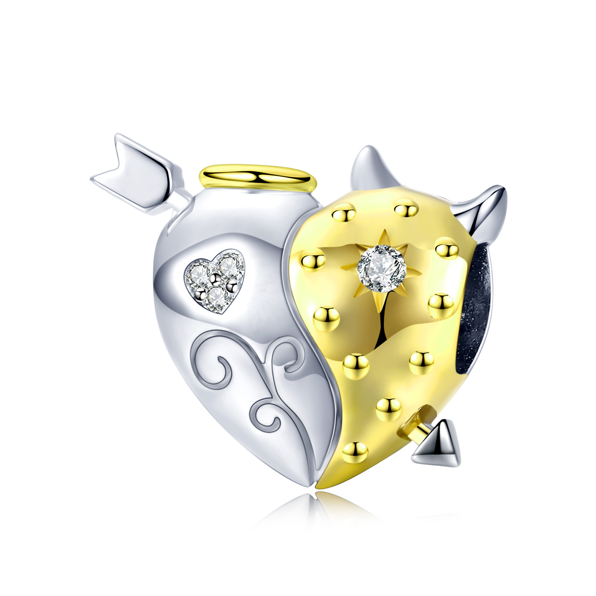 Pandora Style Engel duivel Bedel - BSC107