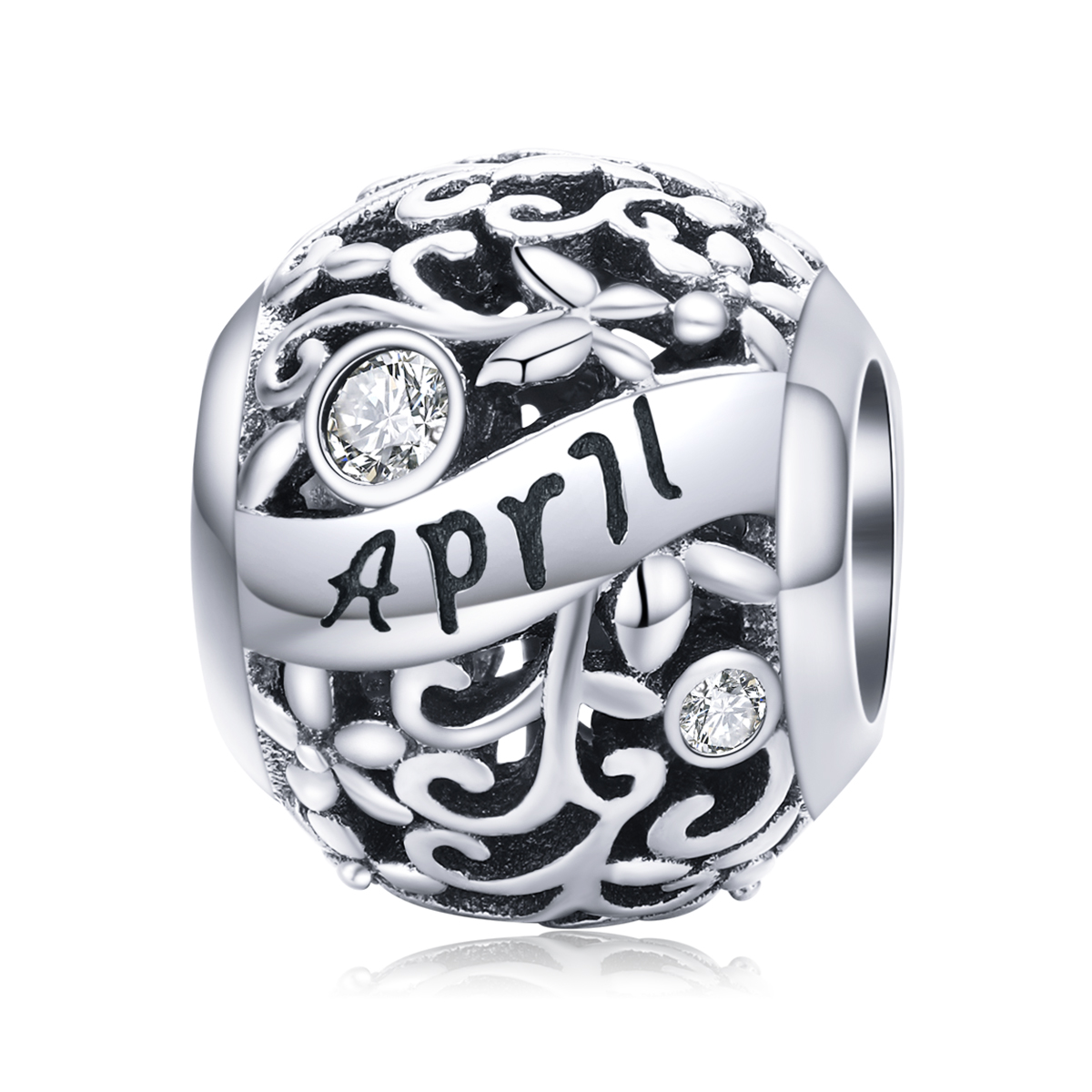 Pandora Style Geboortesteen april Bedel - SCC1385-4 Pandora Style Geboortesteen april Bedel - SCC1385-4