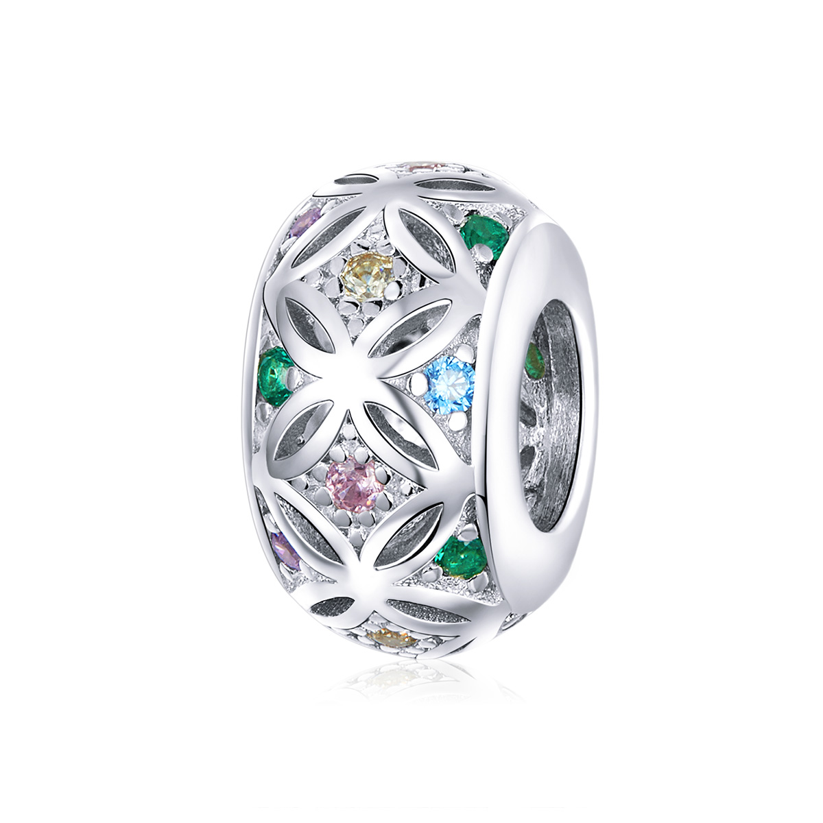 Pandora Style Kleurrijk Bedel - BSC224 Pandora Style Kleurrijk Bedel - BSC224
