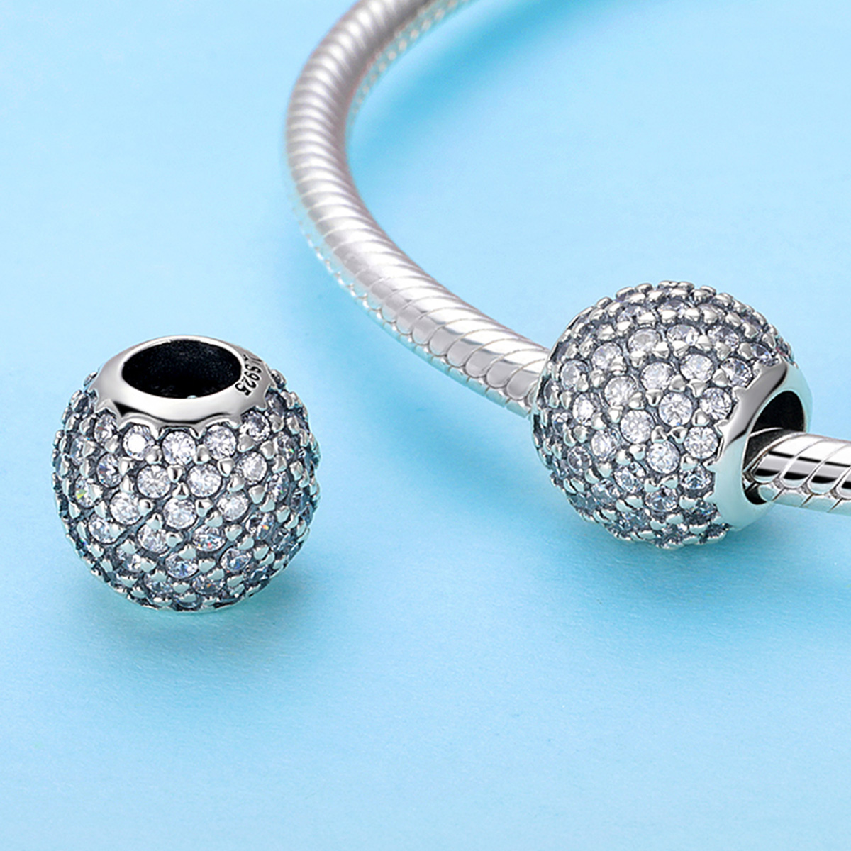 Pandora Style Licht Bedel - SCC733