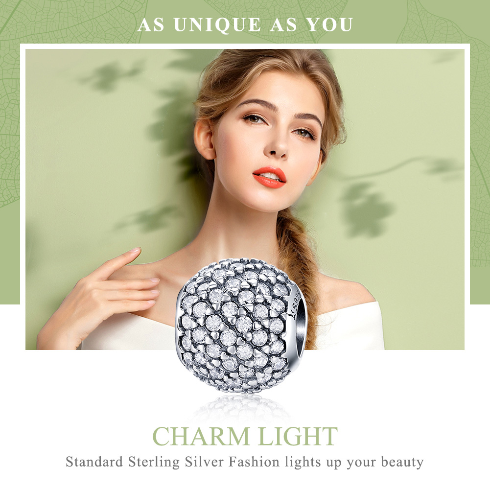 Pandora Style Licht Bedel - SCC733