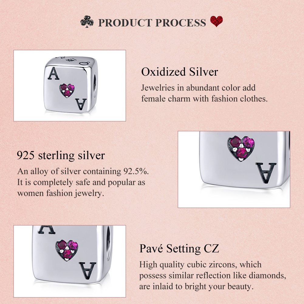 Pandora Style liefde dobbelstenen Bedel - SCC1440