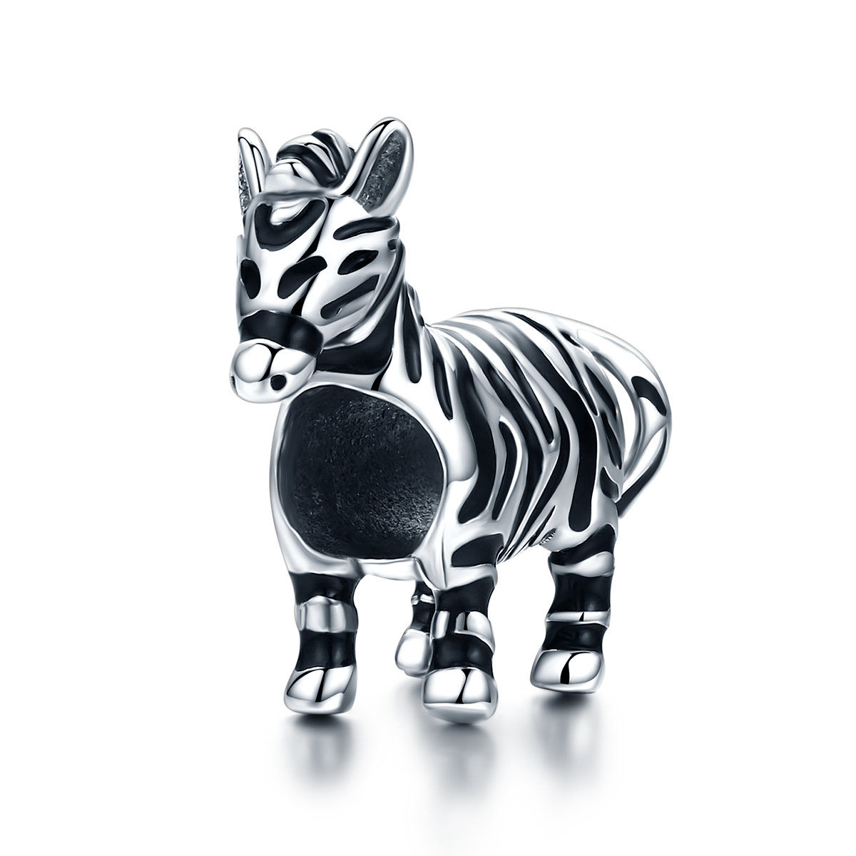Pandora Style Mooie dierenzebra Bedel - SCC550 Pandora Style Mooie dierenzebra Bedel - SCC550